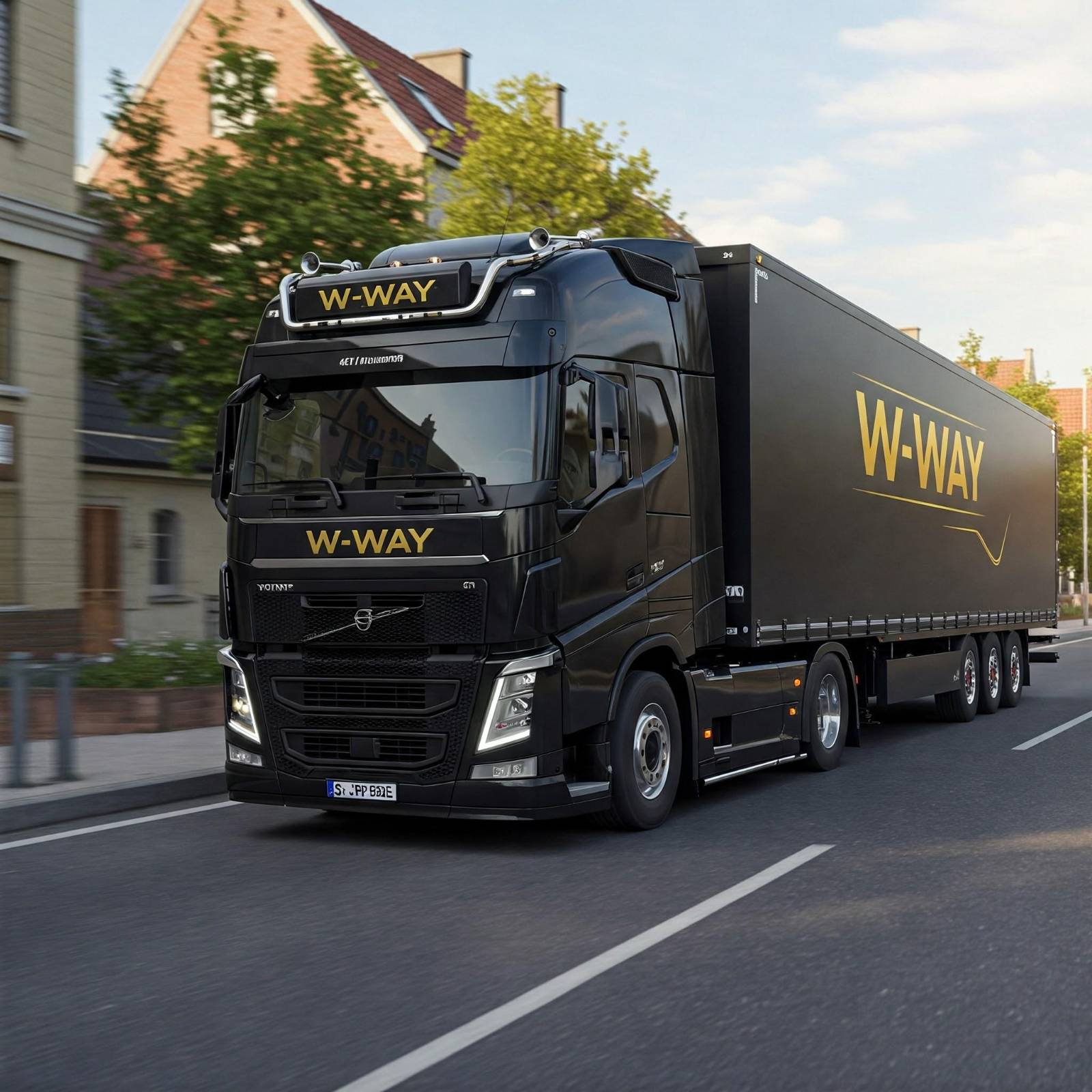 W-WAY truck on the road